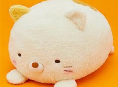Sumikko Gurashi Cat Face Down Plushie XL Premium