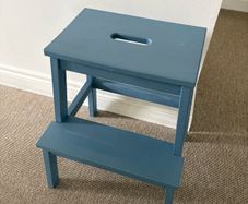 Upcycled IKEA step stool