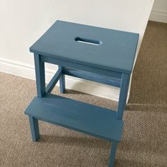 Upcycled IKEA step stool
