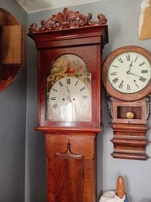 antique grandfather clock