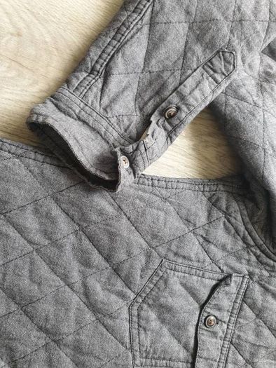 Mens S Denim quilted overshirt