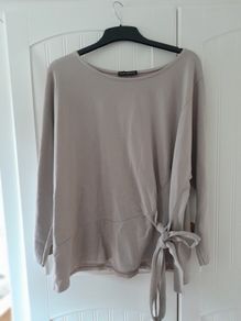 Golden Spider Web Beige Top New