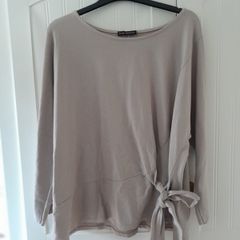 Golden Spider Web Beige Top New