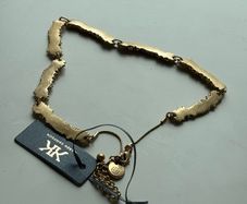 Karen Sampson Necklace New with Tags 9K Gold Plated