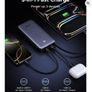 UGREEN USB C, 45W, 20000mah, Nexode Power Bank with Built-in Cable, Fast Charging 3-Way Output Portable Charger Image 5