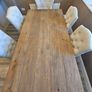 solid oak dinning tabel with 8 chairs Image 2