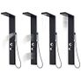 Shower Panel System Aluminium Matte Black Image 3