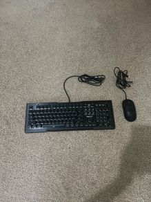 mouse and gaming keyboard
