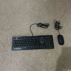 mouse and gaming keyboard