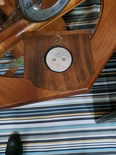 Vintage Oak Barometer