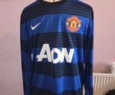 Manchester United 2011/12 Away Long-Sleeved Jersey - Large size