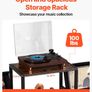 Record Player Stand, 3 Tiers Metal Vinyl Record Stand, Image 4