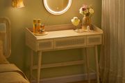 Dressing Table Boho Style  with adjustable Mirror with lighting