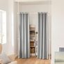 Floor to Ceiling Blackout Curtain with Metal Telescopic Poles Image 3