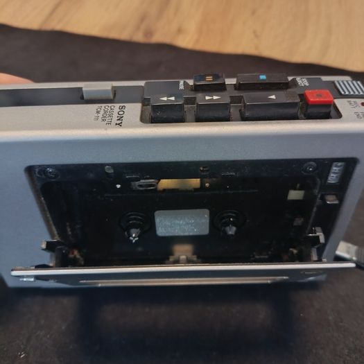 Sony TCM-111 Cassette-Corder  Silver/Metal 1979