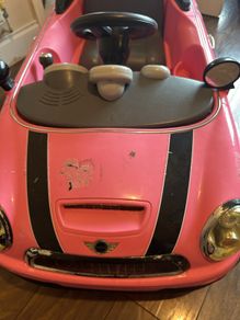 Pink MINI Cooper Kids Ride-On Electric Car