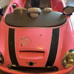 Pink MINI Cooper Kids Ride-On Electric Car