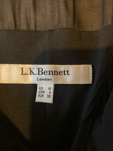 L K Bennett Stunning Elegant Black Dress - Size 10'