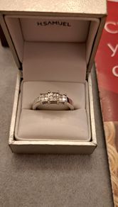 18 ct diamond ring size S