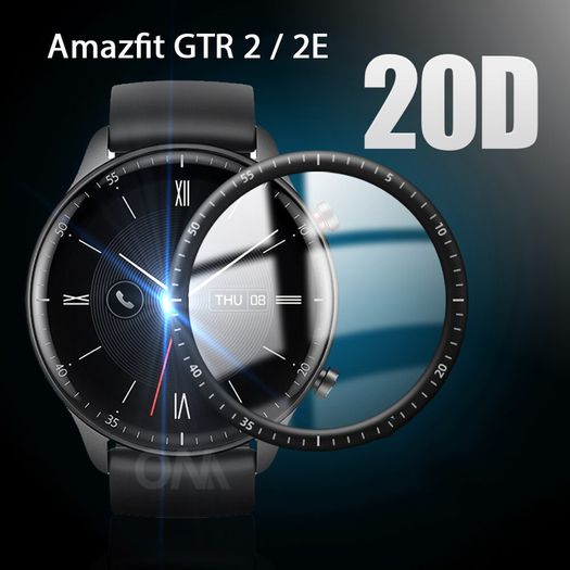 Soft Fibre Glass Protective Film For Xiaomi Huami Amazfit GTR 2 Smart watch Full Curved Cover Screen Protector