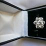 Vintage 9Ct Solid Gold 375 Beautiful Cubic Zirconia Ring 3,99g Image 3