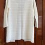 Cardigan - 3/4 Length - Size Medium (White) Image 3