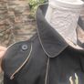 Vintage Pret aPorter Black embroidered Trench coat Image 6
