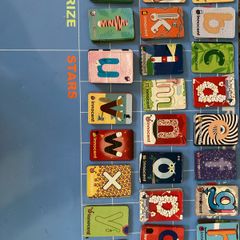 Magnetic Board with Letters