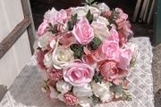 Wedding Bouquet in Pink and White