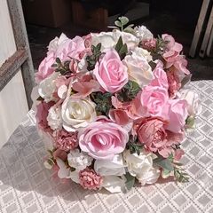 Wedding Bouquet in Pink and White