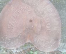 Cast iron tractor seat