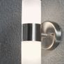 Modena Silver 2 - Bulb Outdoor Armed Sconce Image 2