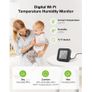 GHome Smart WIFI Thermometer Hygrometer, Smart Digital Indoor Wireless Temperature Humidity Sensor with Alert, for Home Room Greenhouse Wall Image 4