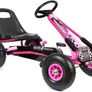 Kids Racing Car Go Kart Cart With Rubber Wheels Image 3