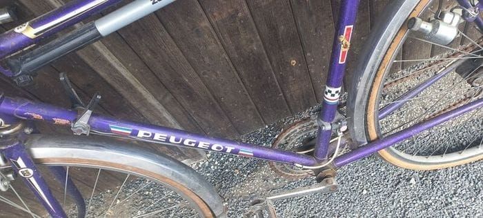 Vintage Peugeot original racing bicycle bike