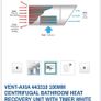 Vent Axia Heat Recovery Extract Fan Image 3