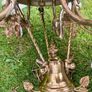 Vintage 6 arm brass chandelier Image 9