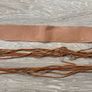 Bershka Tan Faux Suede Fringe Wrap Belt Image 5