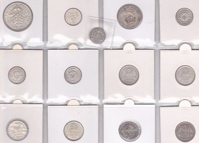 GB Small Lot mixed silver coins - Listed