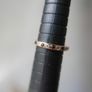 Vintage 9ct gold Garnet & Diamond Eternity Ring 1.0g Image 8