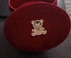lovely baby keepsake red velvet box