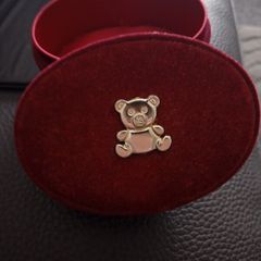 lovely baby keepsake red velvet box