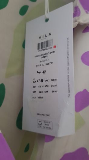 Bnwt Vila Dress Size 16