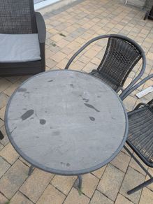 Outdoor Bistro Table and Two chairs
