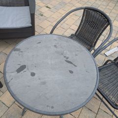 Outdoor Bistro Table and Two chairs