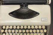 Vintage Adler Tippa Portable Typewriter with Case &amp; Manual