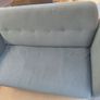 Small Two Seater Couch Blue Image 2