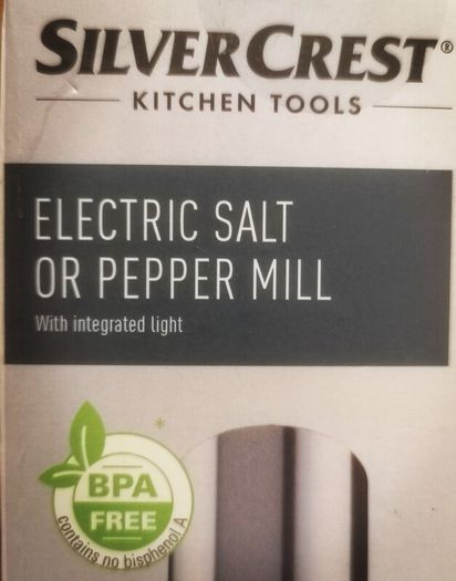 New! Electric Salt & Pepper with Led light