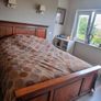 Solid Cherrywood Double (5ft)Bedframe Image 2