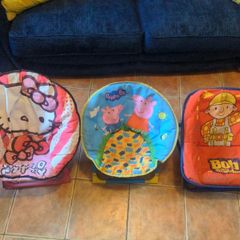 Kids collapsible character chairs